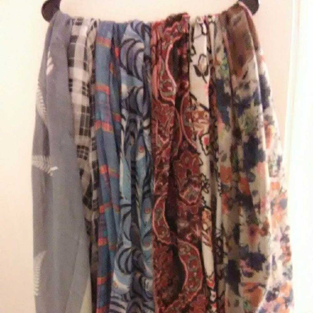 Bundle pashiminas 7 pieces